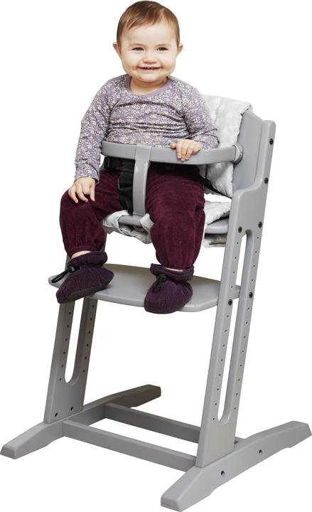 Produktbild Baby Dan DanChair Traditioneller Hochstuhl Harter Sitz Grau (Hochstuhl)