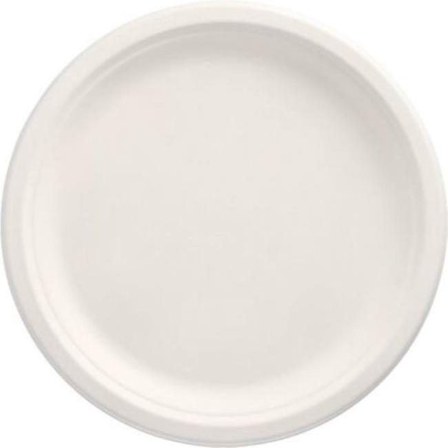 Actual product image Papstar Sugar cane plate PURE 26cm (12 x)
