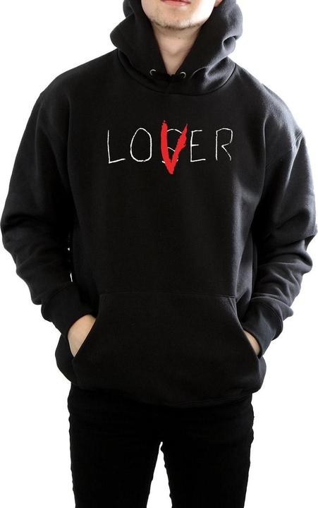 Actual product image Universal Textiles Mens Loser Lover Hoodie (S)