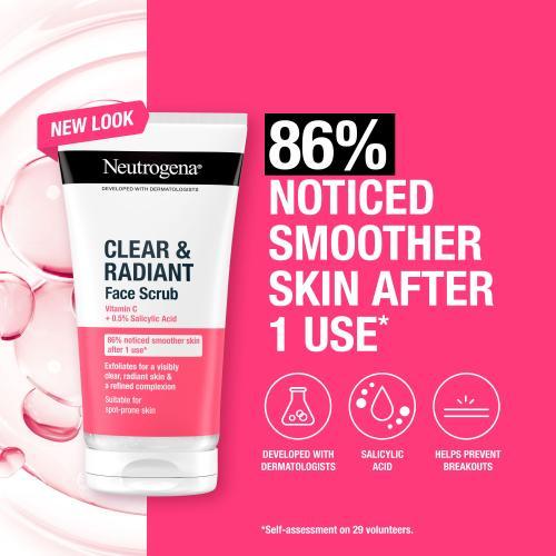 Produktbild Neutrogena Clear & Radiant Face Scrub - 150 Ml (Peeling, 150 ml)