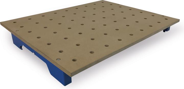 Actual product image Holzkraft Pegboard MDF wood panel, hole diameter 20 mm, workbench panel