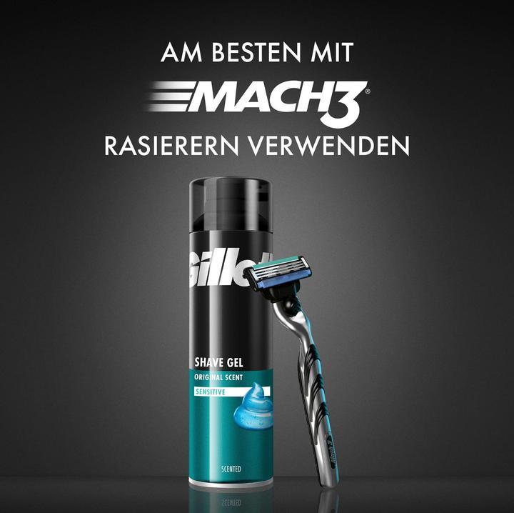 Productafbeelding Gillette Scheergel voor de gevoelige basis (200 ml, Scheergel)