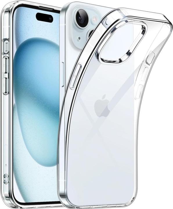 Immagine prodotto Screenguard Custodia trasparente in TPU flessibile per Apple iPhone 15 (Apple iPhone 15)