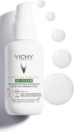 Actual product image Vichy Capital Soleil UV-Clear 40ml (Sun cream face, SPF 50+, 40 ml, 65 g)