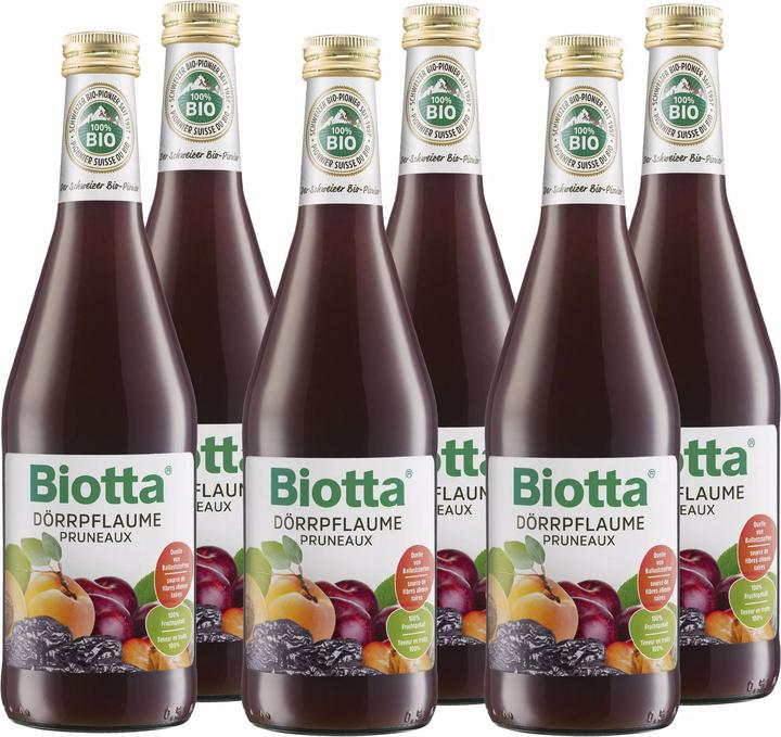 Actual product image Biotta Juices prune organic 0.5 l (6 x 50 cl)