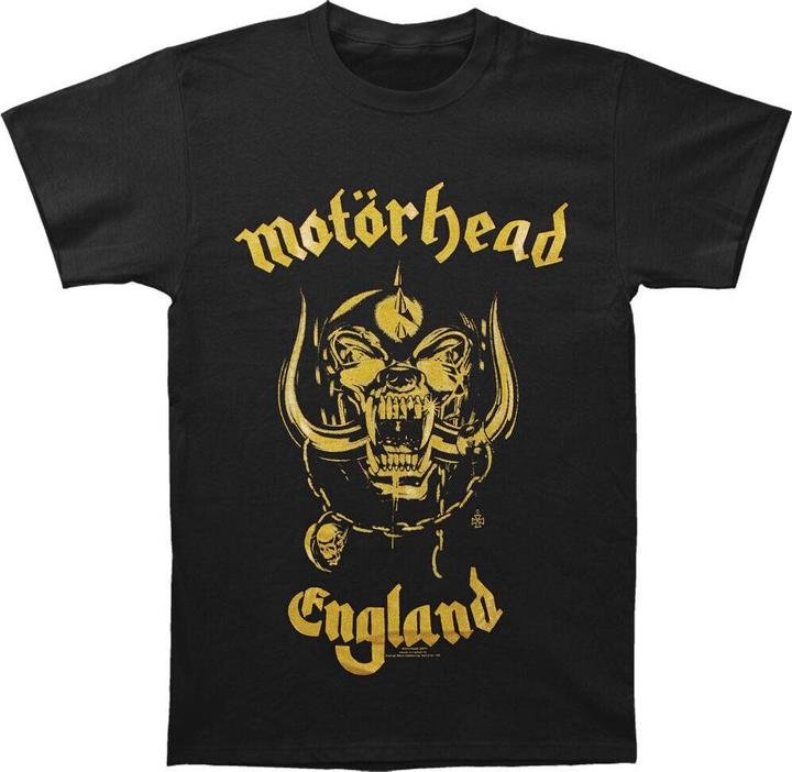 Motorhead England Classic Gold TShirt