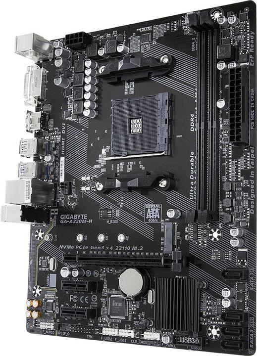 Actual product image Gigabyte GA-A320M-H (AM4, AMD A320, mATX)