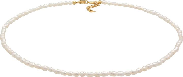 Produktbild Elli Choker, Perle, Perlenkette (925 Sterling Silber vergoldet, No stone, Süsswasserzuchtperlen, Plastik, 36 cm)