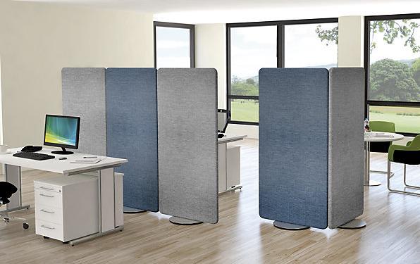 Image du produit Kerkmann Cloison pivotante, h x l x p 1700 x 800 x 400 mm, bleu. (80 x 170 cm)