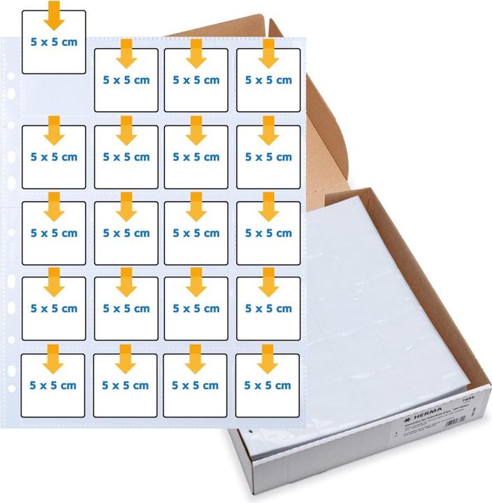Image du produit HERMA Pochettes pour diapositives (5 x 5 cm)