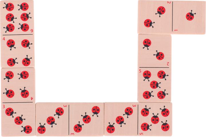 Actual product image Goki Dominogame Ladybird (German)