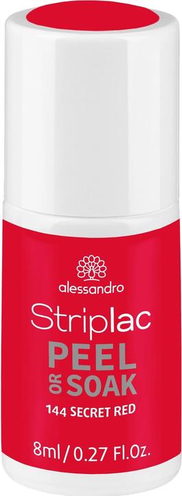 Alessandro Striplac Peel or Soak - Secret Red (Secret Red, Abziehbarer Nagellack)