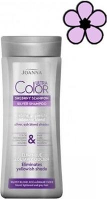 Joanna Ultra Color Silver Shampoo Forond Lightened & Grey Hair Shampoo Foronde.eached And Gray Hair (200 ml, Shampoing liquide)