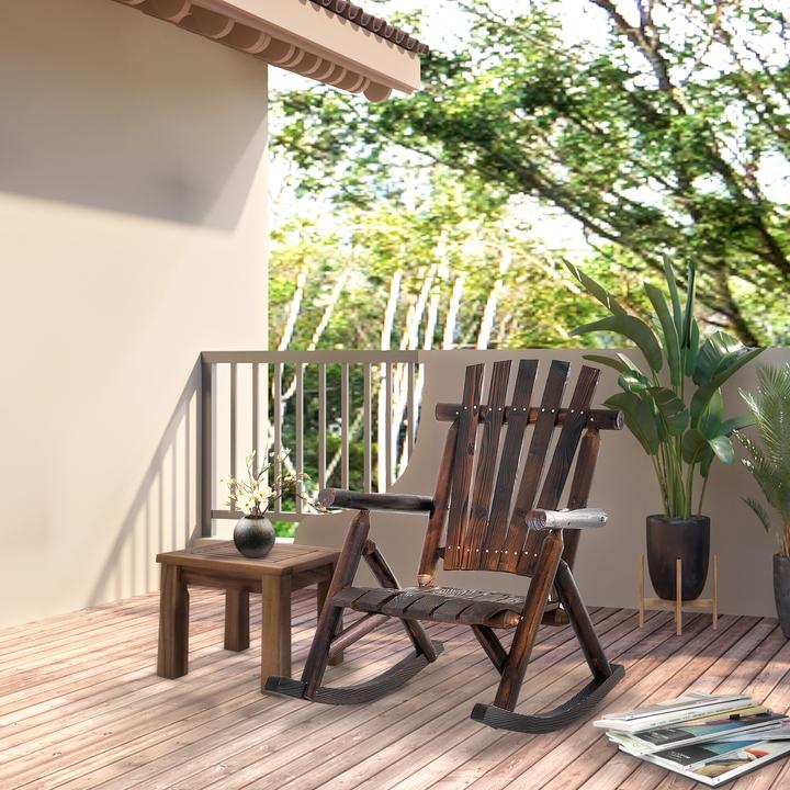 Image du produit Outsunny Fauteuil à bascule