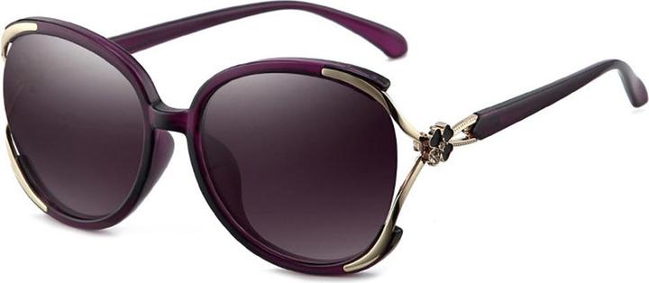 Techsuit - Sunglasses Polarized (1384) - for Women with UV Protection, PC - Purple