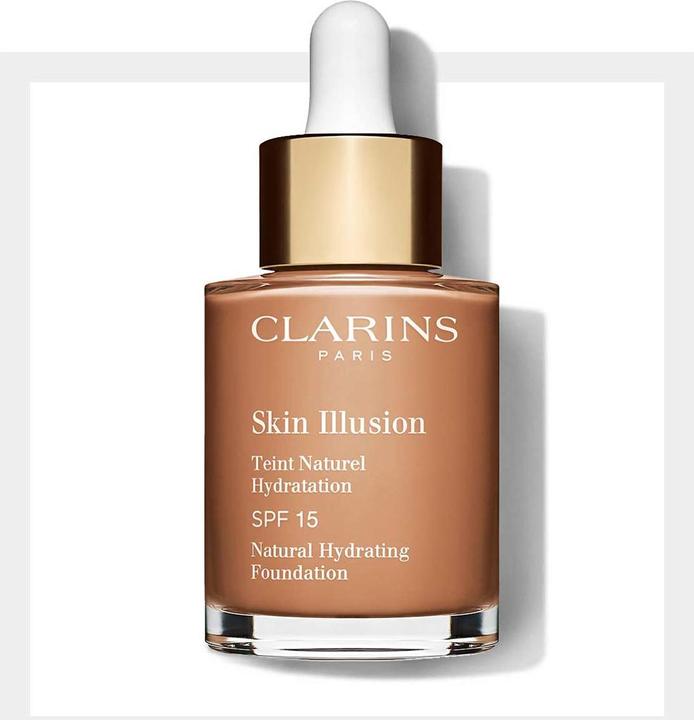 Produktbild Clarins Skin Illusion natural moisturizing foundation SPF 15 112.3 Sandalwood 30ml (112.3 Sandalwood)
