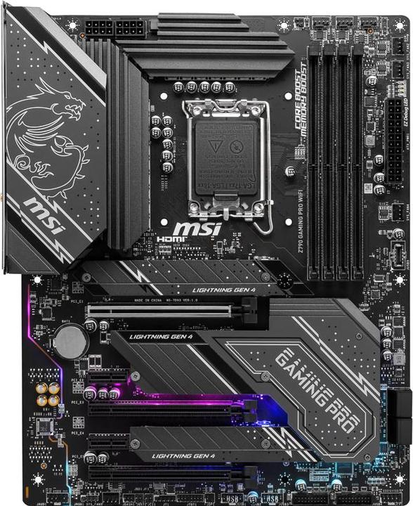 Produktbild MSI Z790 GAMING PRO WIFI (LGA 1700, Intel Z790, ATX)