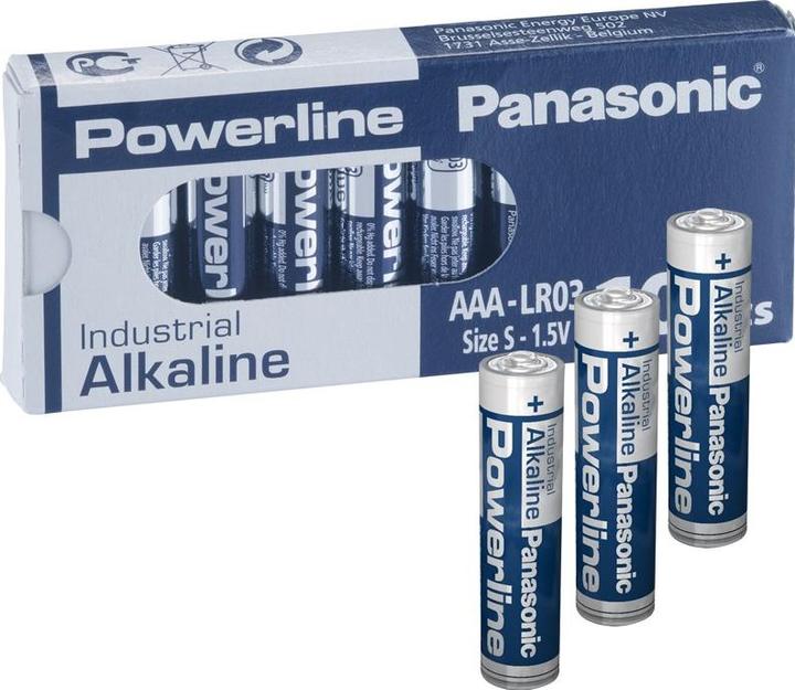 Produktbild Panasonic Powerline Industrial Alkaline (10 Stk., AAA)