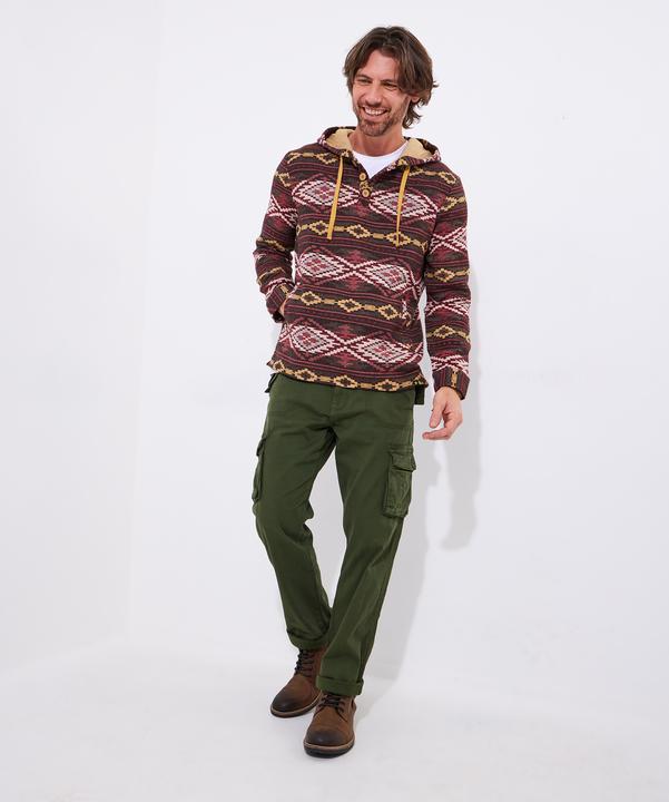 Immagine prodotto Joe Browns Warm Aztec Button Detail Hoodie (XL)