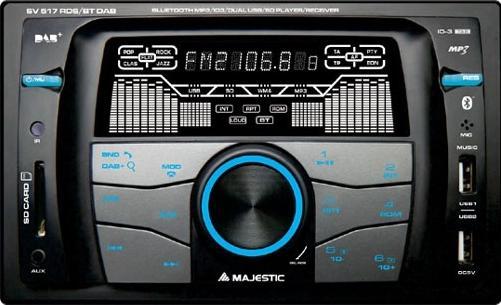 Immagine prodotto Majestic New SV-517 RDS BT DAB Nero 180 W Bluetooth