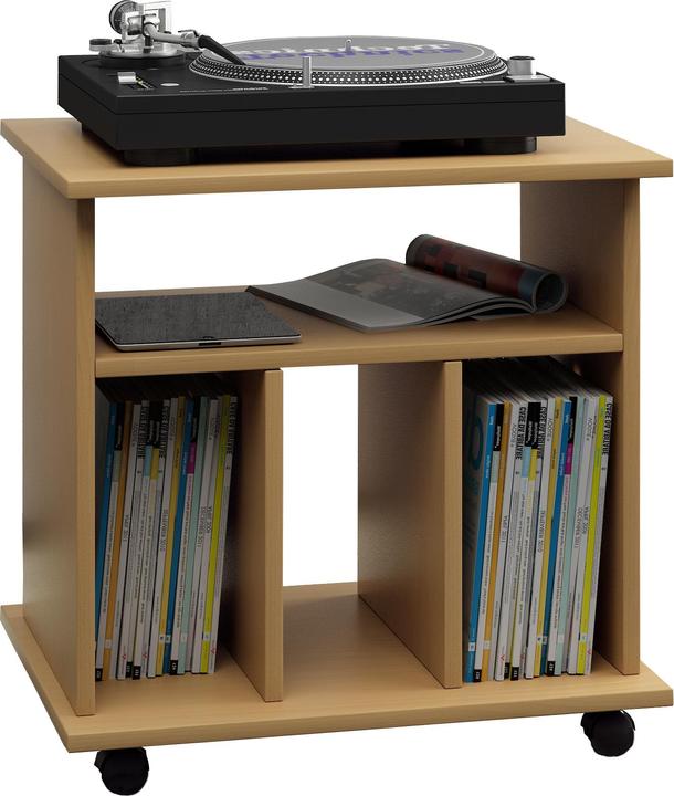 Actual product image VCM Wooden record side table Retal (60 x 45 x 59 cm)