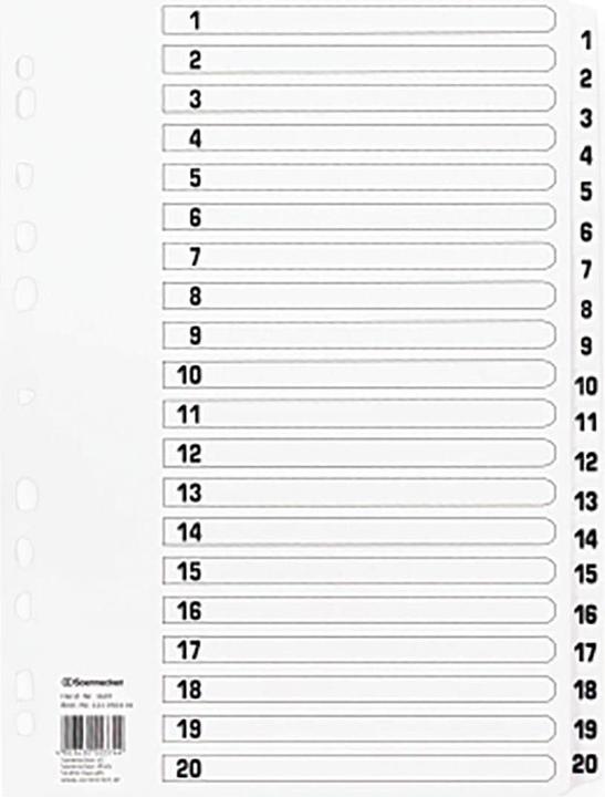 Actual product image Soennecken Register 1-20