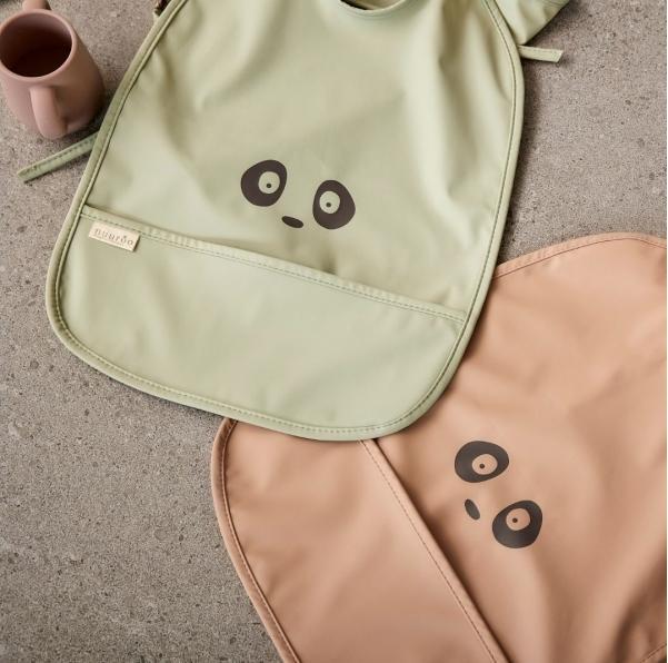 Image du produit Nuuroo Ida Bib Coated vert clair - Panda