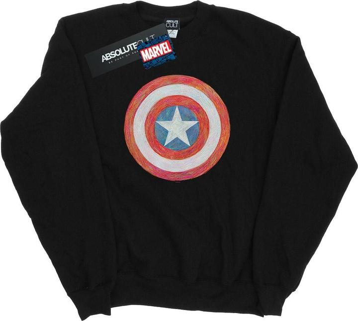 Image du produit - Sweat CAPTAIN AMERICA SKETCHED SHIELD - Homme (M)