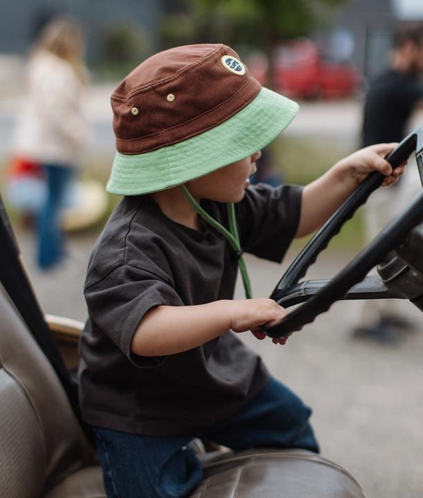 Produktbild Hello Hossy Mini Tree Bucket Hat - Braun / Grün (49, 51, 50 C, 52 C, 48 C)