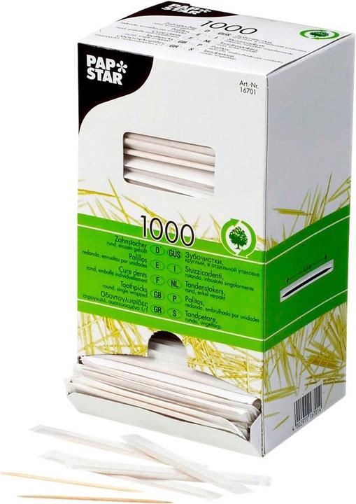 Produktbild Papstar Zahnstocher (1000 x)