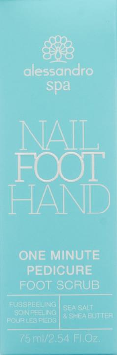Produktbild Alessandro Spa - Foot One Minute Pedicure Foot Scrub (Fusscrème & Fussgel, 75 ml)