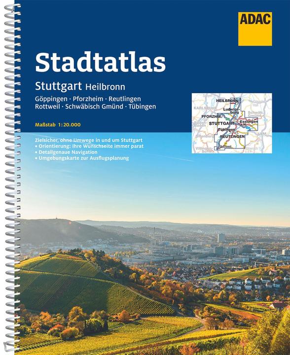 Immagine prodotto Atlante urbano ADAC Stoccarda/Heilbronn