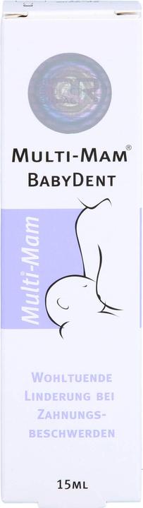 Actual product image Multi-Mam MAM BabyDent teething gel, 15 ml Gel