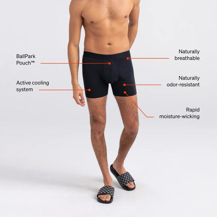 Image du produit SAXX Droptemp Cooling Cotton Boxer Brief Fly (S)