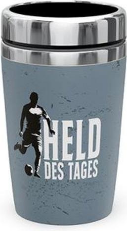 Produktbild La Vida Thermobecher Held des Tages doppelwandig To Go blau (0.24 l)