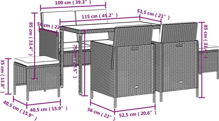 Produktbild VidaXL Jessamyn (52.50 cm)