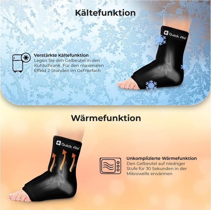 Actual product image Quick Aid Ankle cooling cuff (M)