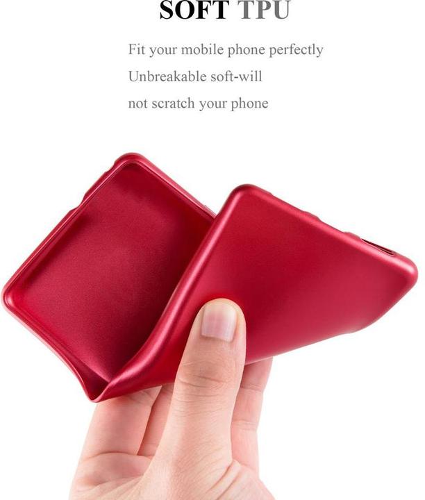 Actual product image Cadorabo Bumper TPU Matt Metallic (Huawei P30)