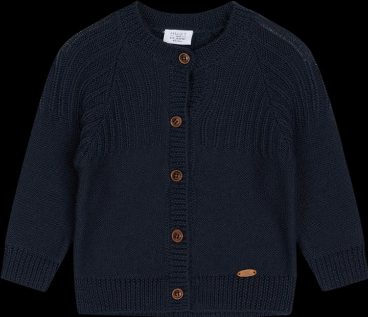 Actual product image Hust and Claire Wool Cardigan Curi Blue night (74)
