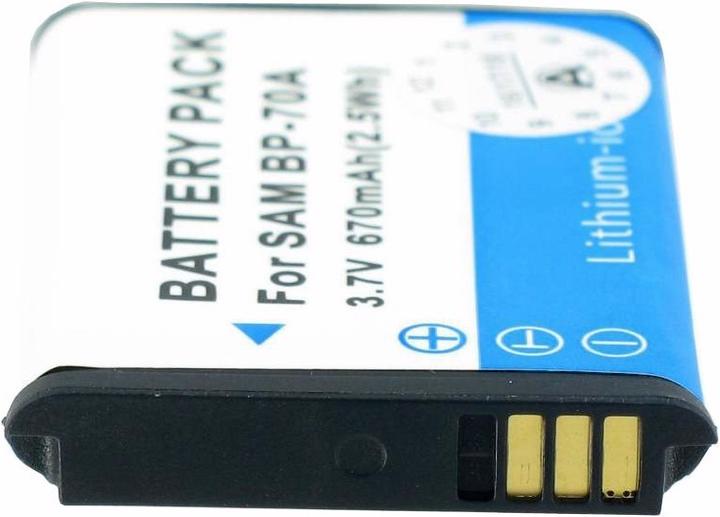 Actual product image Samsung Battery BP-70A, BP70A, AQ100, ES65 (Rechargeable battery)