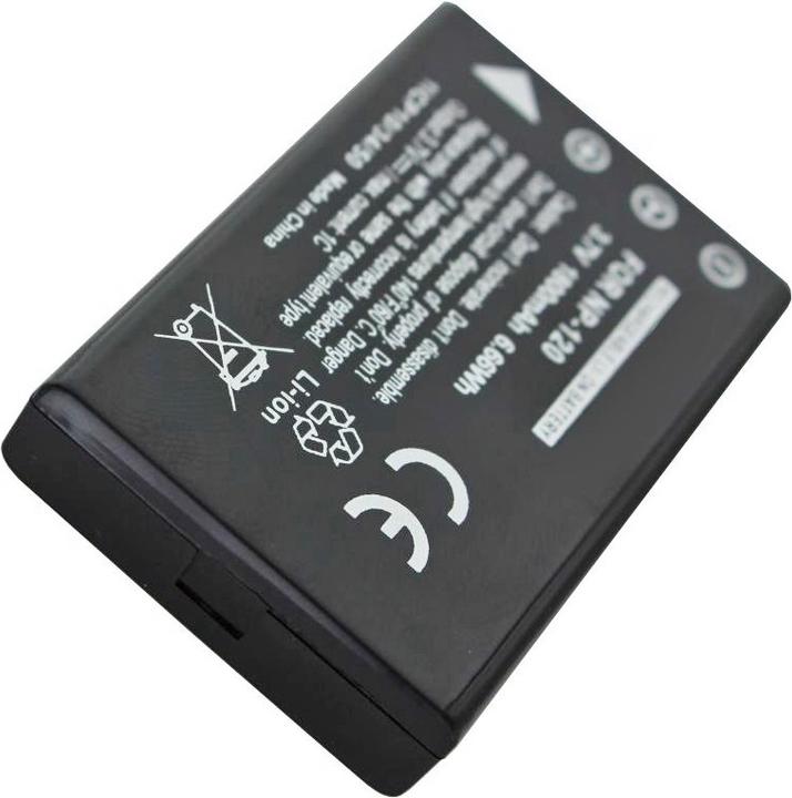 Actual product image AccuCell Battery NP-120, BP-1500S, D-LI7, DB-43 (Rechargeable battery)