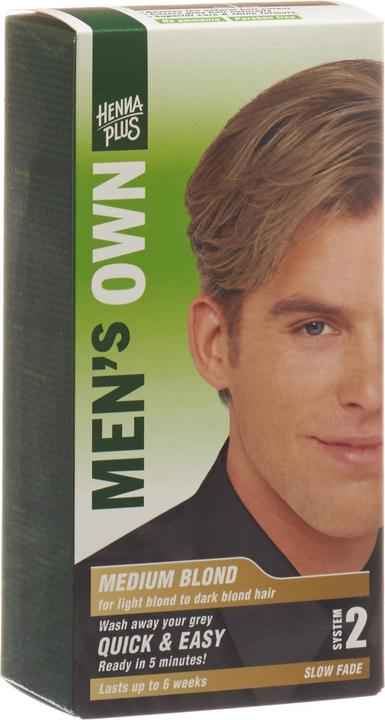Actual product image Hennaplus men's own (Medium blonde)