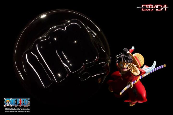 Actual product image Espada One Piece "Monkey D. Luffy" 1/8 PVC Wall Statue