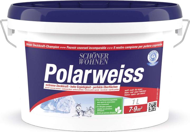 Immagine prodotto Schöner Wohnen Bianco polare (Bianco, 1 l)