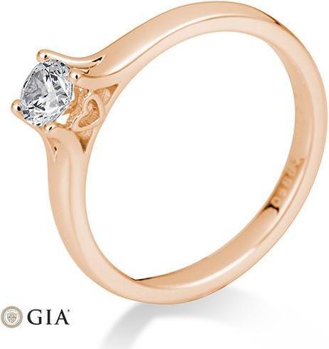 Actual product image Breuning 4 prong set from 0.40 ct. (56, 585/14 K Gold)