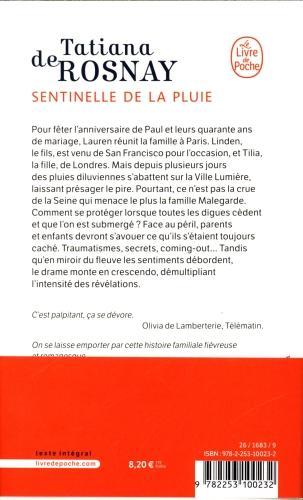 Produktbild Sentinelle de la pluie (Französisch, Rosnay Tatiana de, 2019)