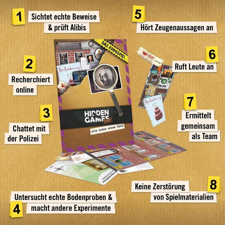 Immagine prodotto Hidden Games Tutto sotto lo stesso tetto - gioco del crimine (Tedesco)