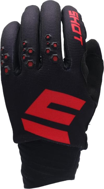 Shot CONTACT UNI Handschuhe rot 11 (11)