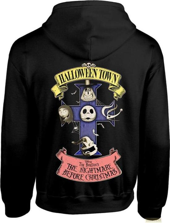 Heroes Inc Nightmare before Christmas Kapuzenpullover Halloween Town Grösse M (M)