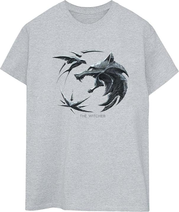 Image du produit Netflix - T-shirt THE WITCHER WOLF LOGO - Femme (XXL)